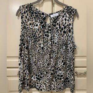 Plus size Calvin Klein sleeveless blouse